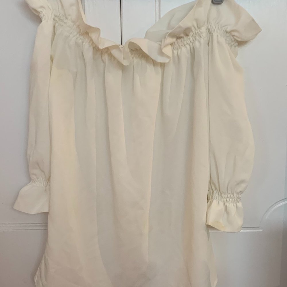Ivory Off the Shoulder Top